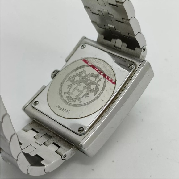 Hermès BE1.210 25mm Women's Watch - White Dial, Silver Bracelet, Model 3555451 - Picture 7 of 8